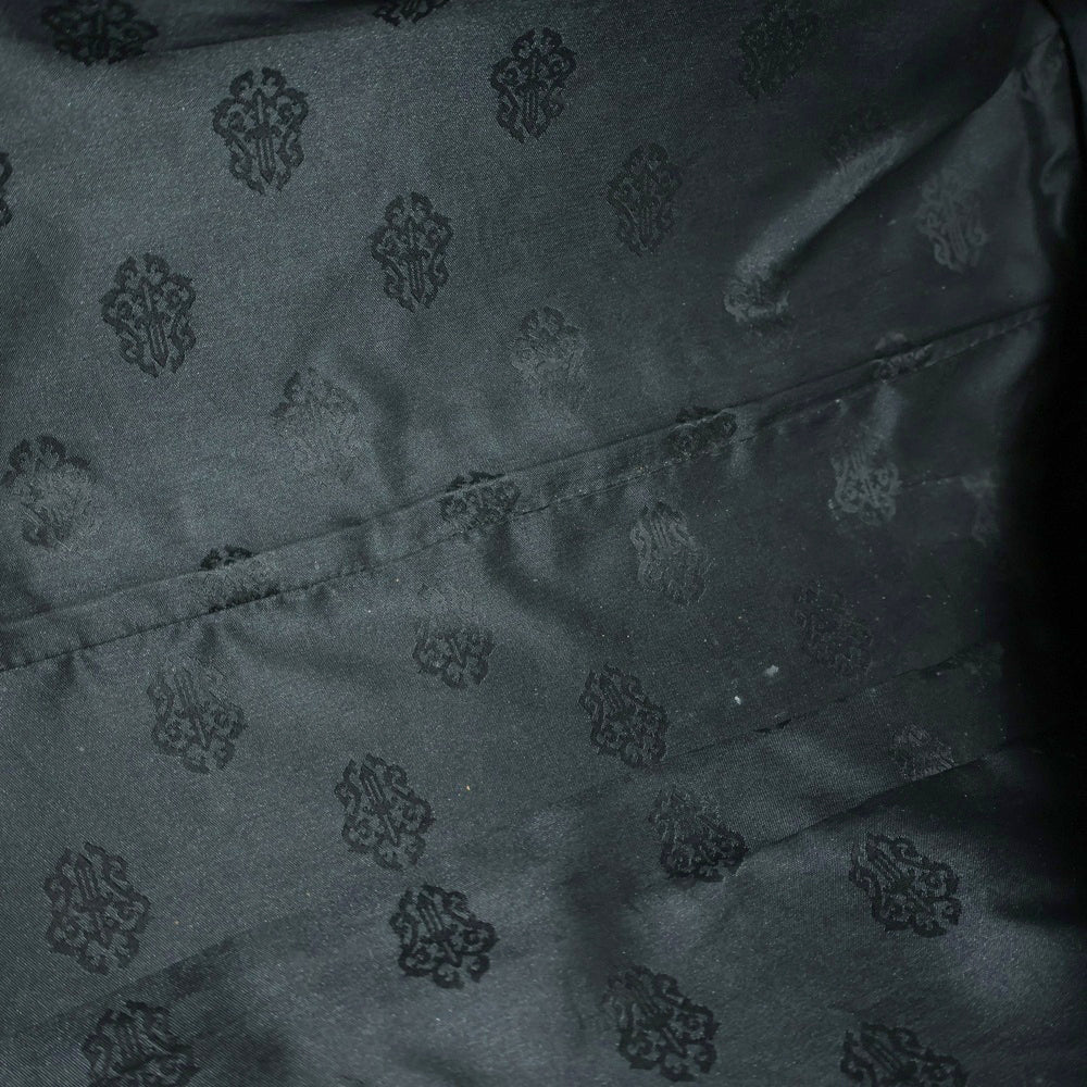 CHROME HEARTS(クロムハーツ) TOTE W SNP 3CEME 3セメタリー レザートートバッグ ブラック