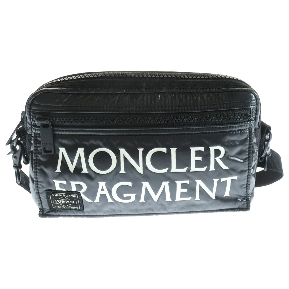 MONCLER(モンクレール) ×FRAGMENT×PORTER TOTE BAG フラグメント ポーター トートバッグ ショルダーバッグ E209U0061900 ブラック/ホワイト