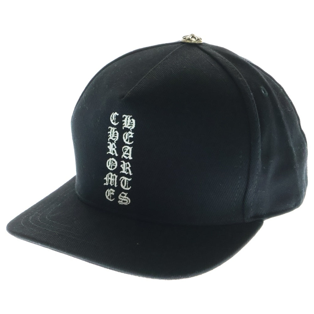 CHROME HEARTS(クロムハーツ) Vertical Logo Hat CHロゴ ベースボールキャップ 帽子 ブラック