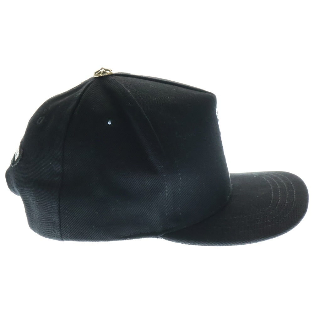 CHROME HEARTS(クロムハーツ) Vertical Logo Hat CHロゴ ベースボールキャップ 帽子 ブラック