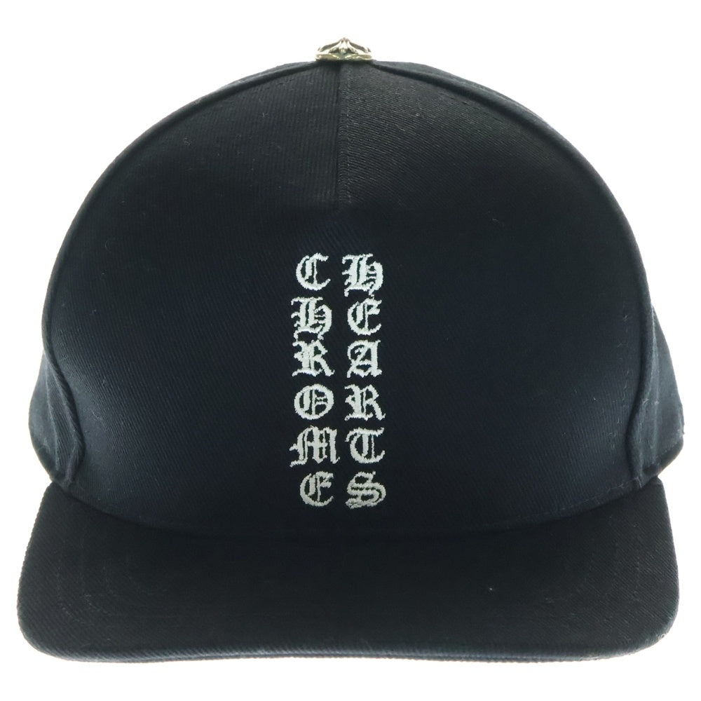 CHROME HEARTS(クロムハーツ) Vertical Logo Hat CHロゴ ベースボールキャップ 帽子 ブラック