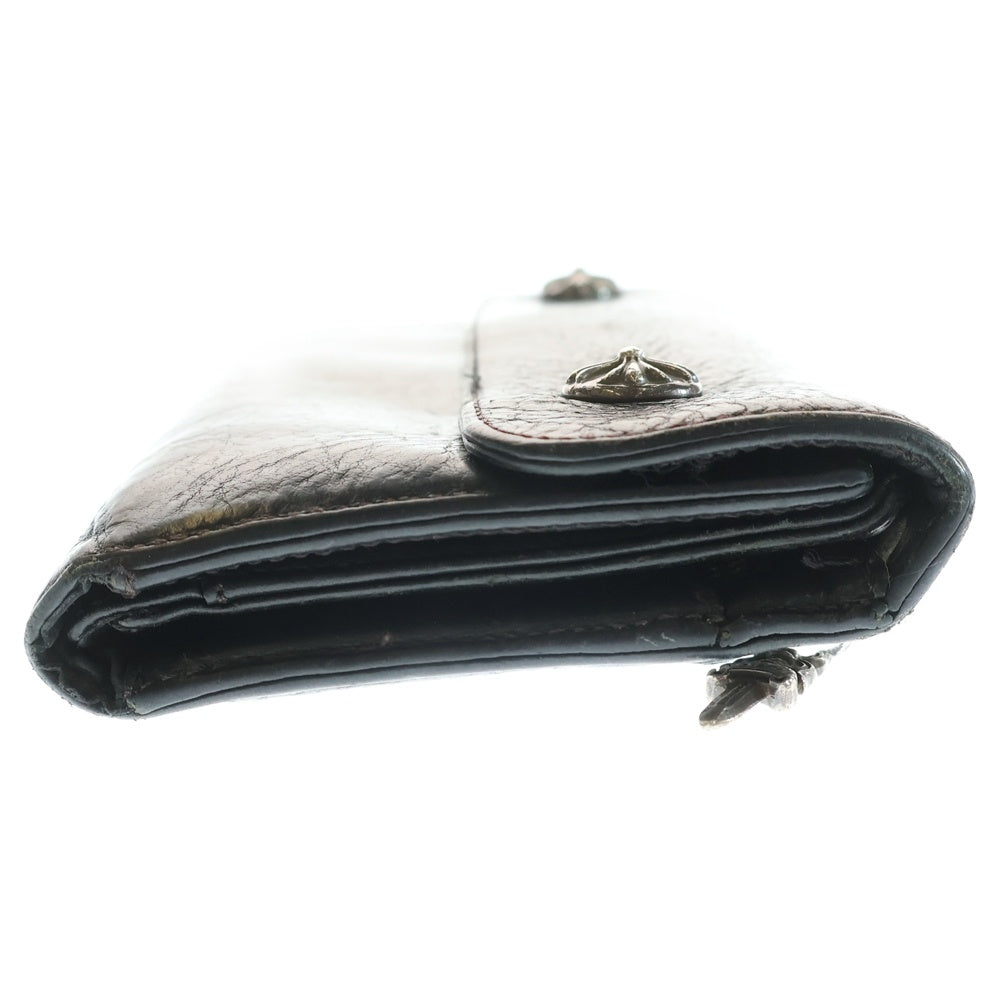 CHROME HEARTS(クロムハーツ) WAVE ウェーブ レザーウォレット 財布 ブラック BCA374