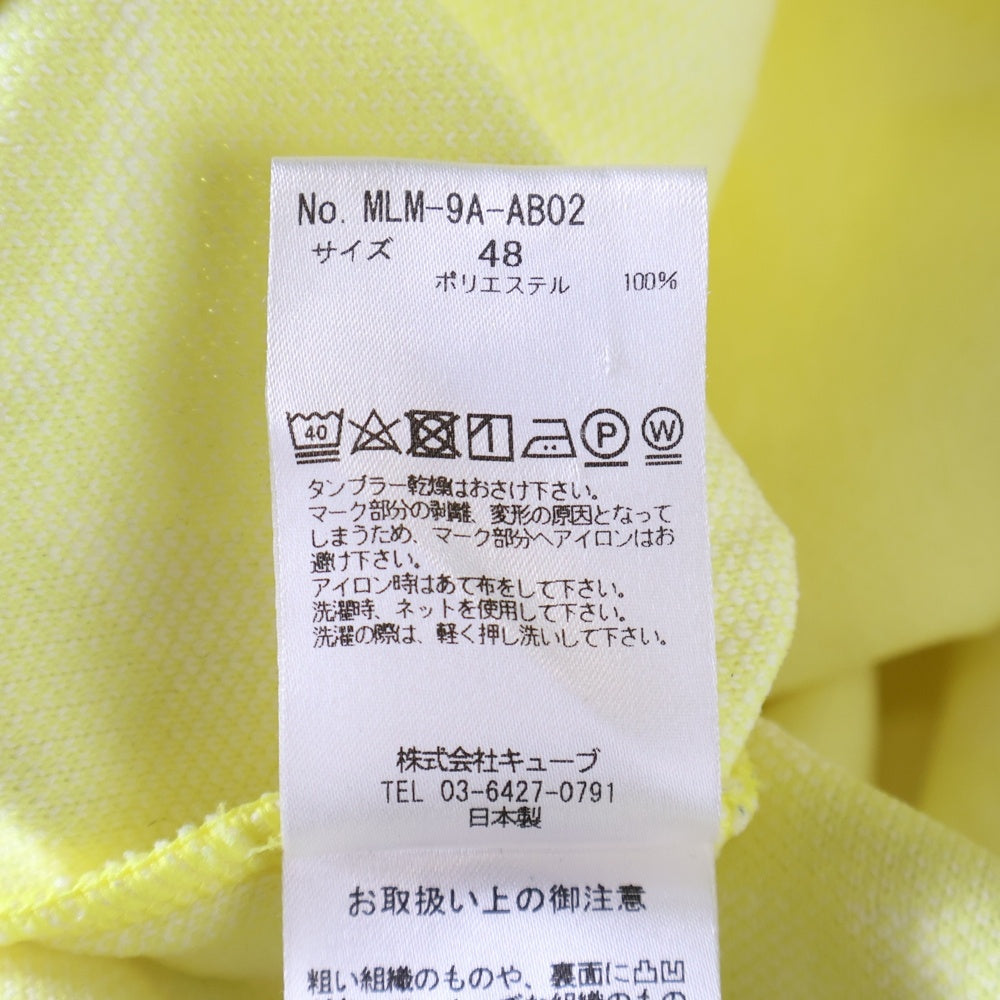 MARK&LONA(マークアンドロナ) Skull Knit Sweater Vネック スカルニットセーター イエロー MLM-9A-AB02
