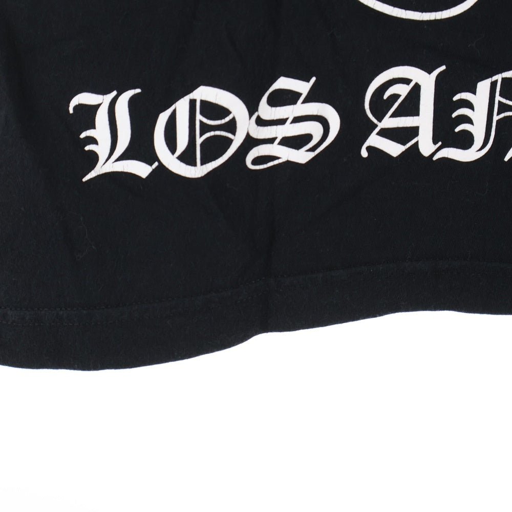 CHROME HEARTS(クロムハーツ) CH T-SHRT ロサンゼルス限定バックホースシュープリント クルーネック 半袖Tシャツ カットソー ブラック