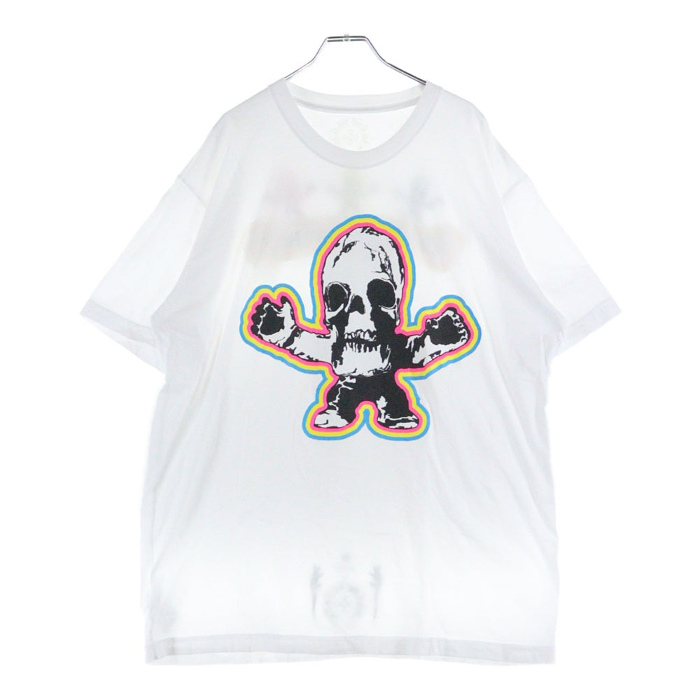 CHROME HEARTS(クロムハーツ) FOTI S/S TEE フォティ フロント レインボー ロゴ プリント 半袖Tシャツ ホワイト