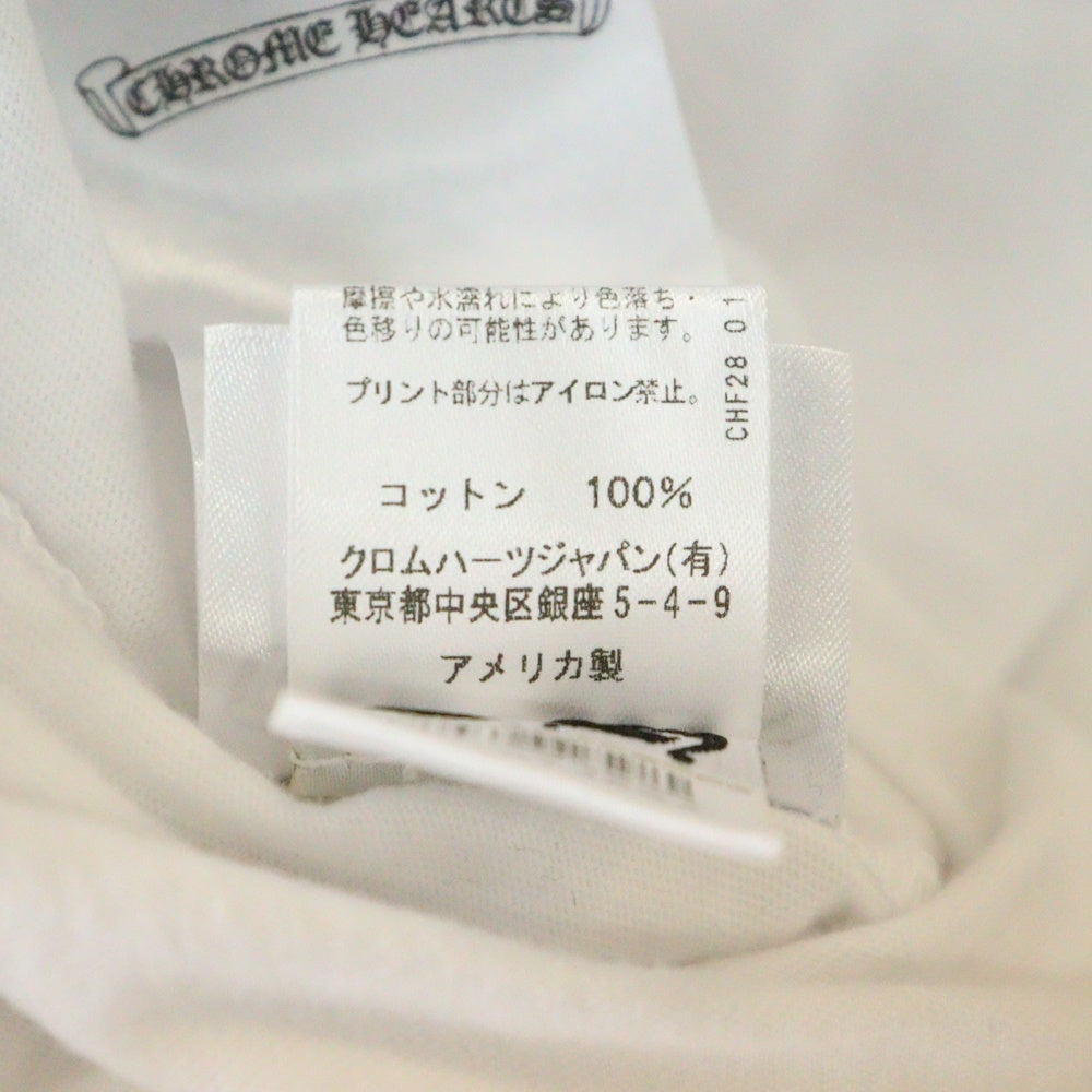 CHROME HEARTS(クロムハーツ) FOTI S/S TEE フォティ フロント レインボー ロゴ プリント 半袖Tシャツ ホワイト