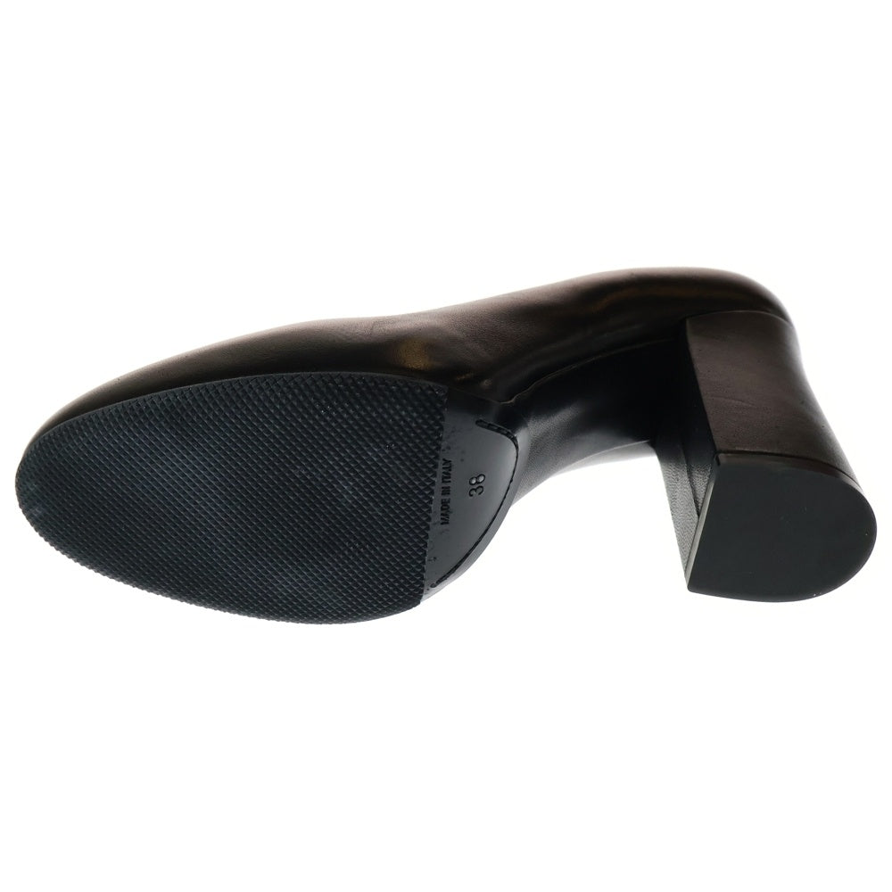 DRIES VAN NOTEN(ドリスヴァンノッテン) レザーパンプス ヒール WW26 765 H80 ブラック