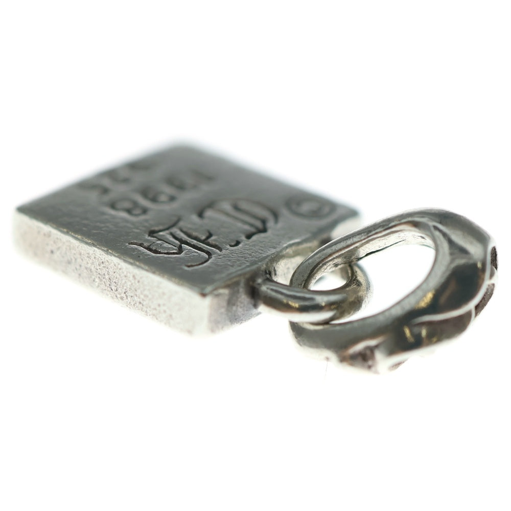 CHROME HEARTS(クロムハーツ) FRAMED CH PLUS 1DIA フレームドCHプラス 1ダイヤ チャーム シルバーネックレストップ