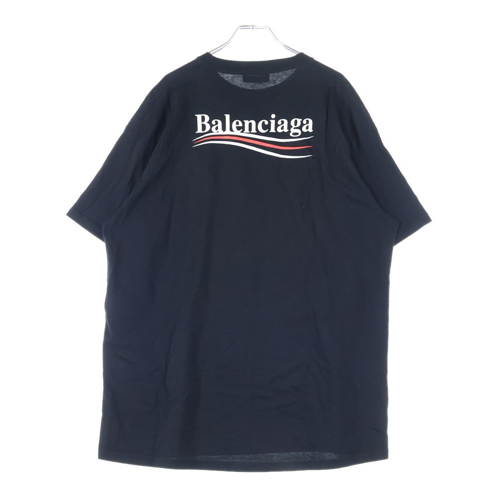 BALENCIAGA(バレンシアガ) 17AW Campaign Logo T-Shirt キャンペーンロゴ 半袖Tシャツ ブラック 508203 TWK28