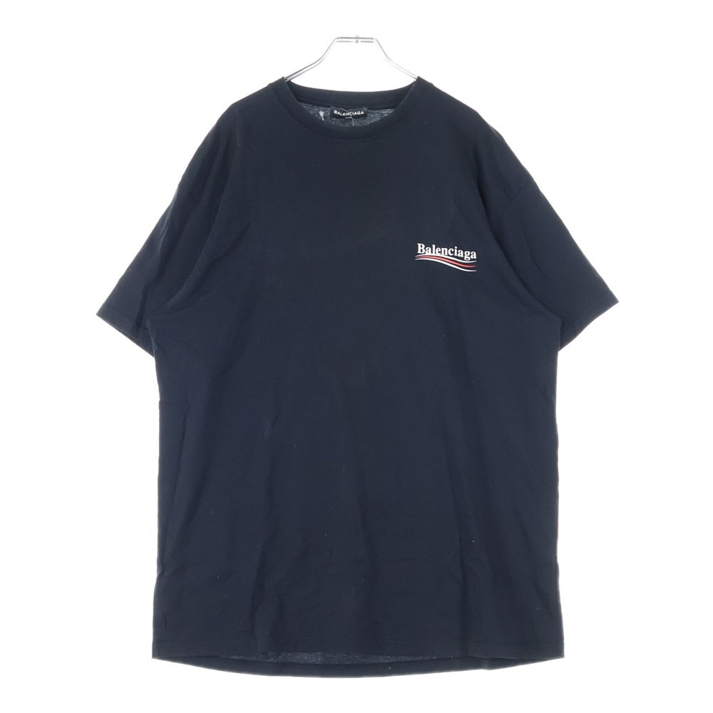 BALENCIAGA(バレンシアガ) 17AW Campaign Logo T-Shirt キャンペーンロゴ 半袖Tシャツ ブラック 508203 TWK28