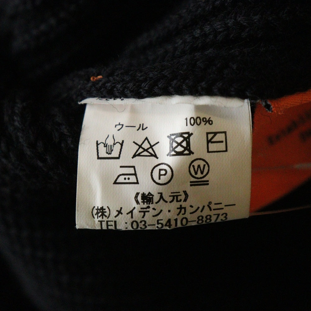 ANDERSEN-ANDERSEN(アンデルセン-アンデルセン) HI NECK WOOL KNIT SWEATER ハイネック ニットセーター ブラック
