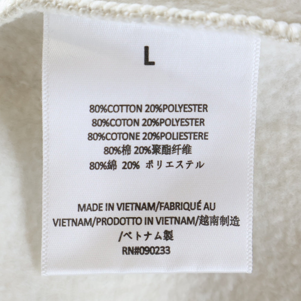 FEAR OF GOD ESSENTIALS(フィアオブゴッド エッセンシャルズ) MOCKNECK SWEATSHIRT バックフェルトロゴ モックネックスウェットトレーナー グレージュ