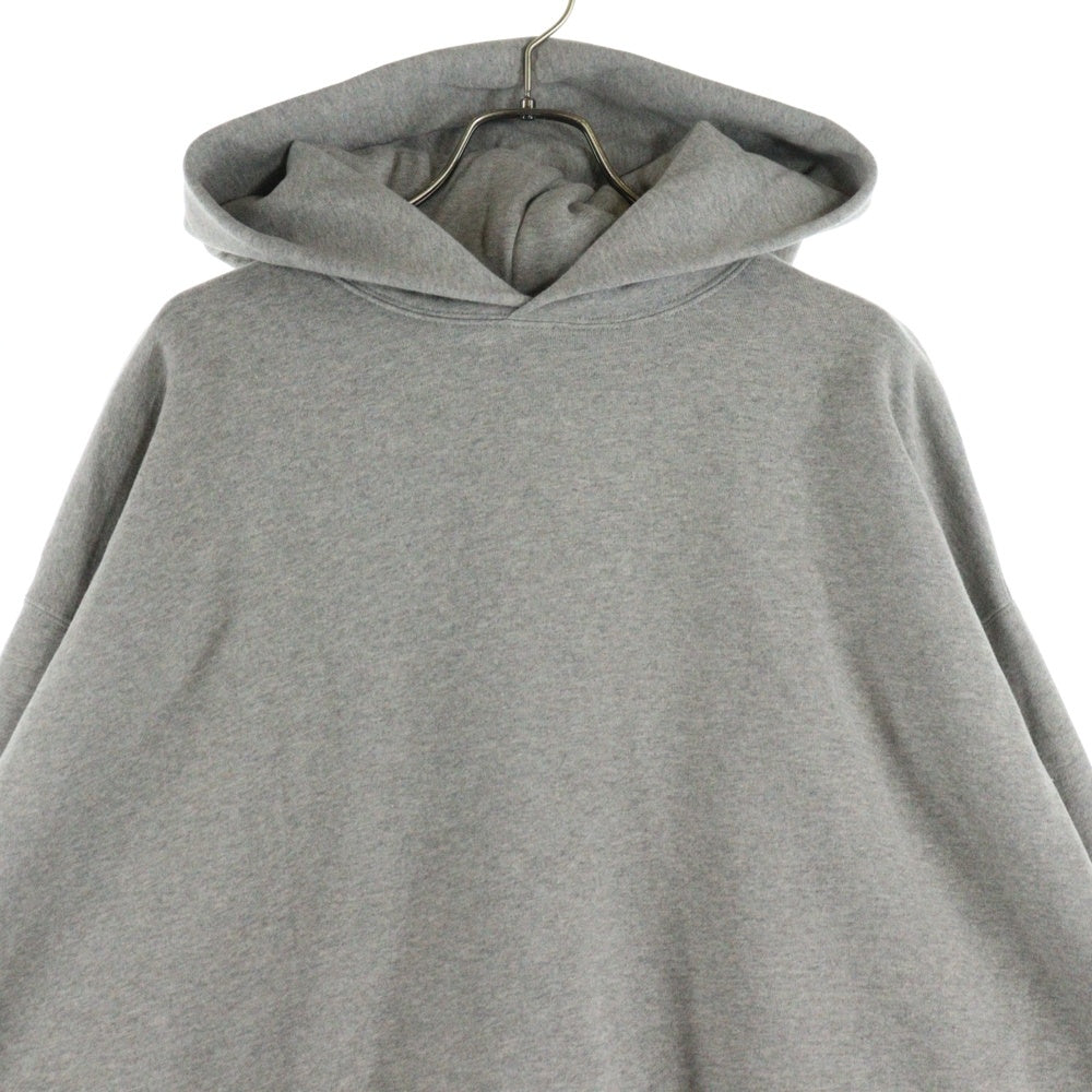 FEAR OF GOD ESSENTIALS(フィアオブゴッド エッセンシャルズ) HOODIE バックフェルトロゴ プルオーバースウェットパーカー フーディー グレー
