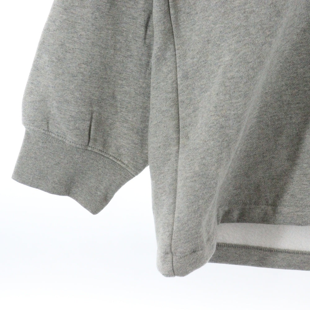 FEAR OF GOD ESSENTIALS(フィアオブゴッド エッセンシャルズ) HOODIE バックフェルトロゴ プルオーバースウェットパーカー フーディー グレー
