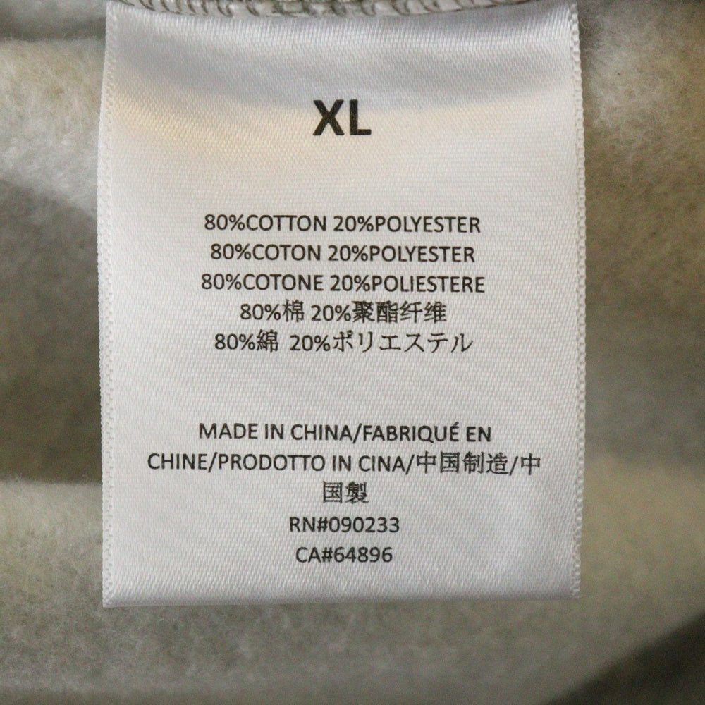 FEAR OF GOD ESSENTIALS(フィアオブゴッド エッセンシャルズ) HOODIE バックフェルトロゴ プルオーバースウェットパーカー フーディー グレー