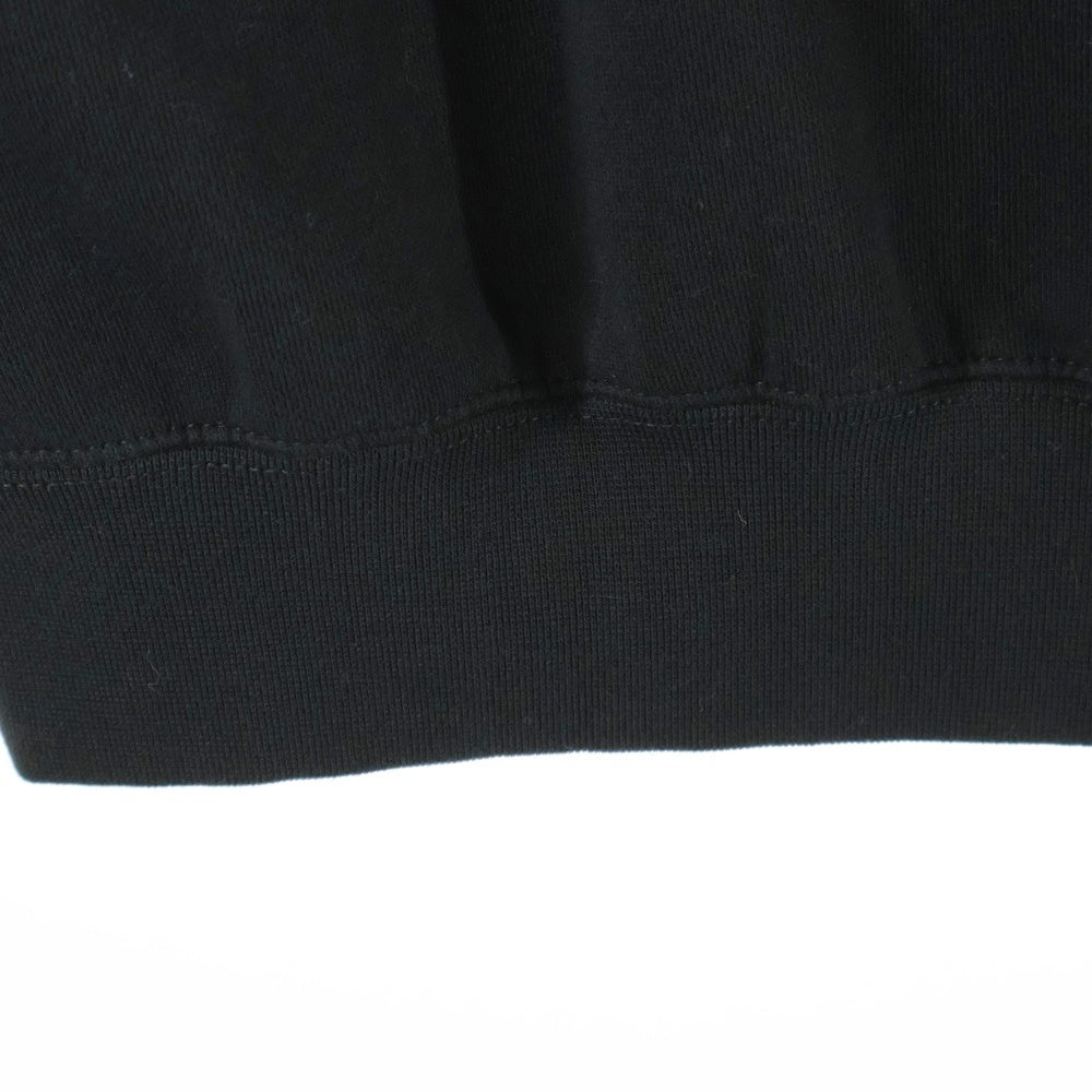 FEAR OF GOD ESSENTIALS(フィアオブゴッド エッセンシャルズ) SWEATSHIRT リフレクターロゴ クルーネックスウェットトレーナー ブラック