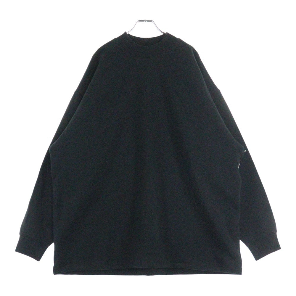 FEAR OF GOD ESSENTIALS(フィアオブゴッド エッセンシャルズ) SWEATSHIRT バックフェルトロゴ クルーネックスウェットトレーナー ブラック