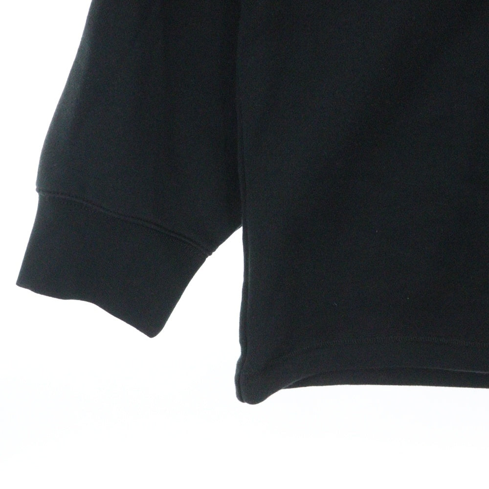 FEAR OF GOD ESSENTIALS(フィアオブゴッド エッセンシャルズ) SWEATSHIRT バックフェルトロゴ クルーネックスウェットトレーナー ブラック
