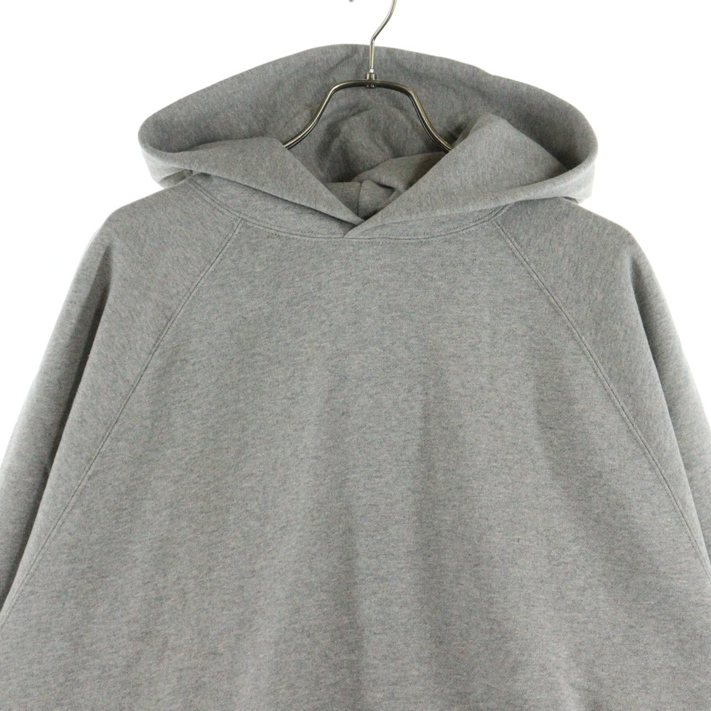 FEAR OF GOD ESSENTIALS(フィアオブゴッド エッセンシャルズ) HOODIE バックラバーロゴ プルオーバースウェットパーカー フーディー グレー