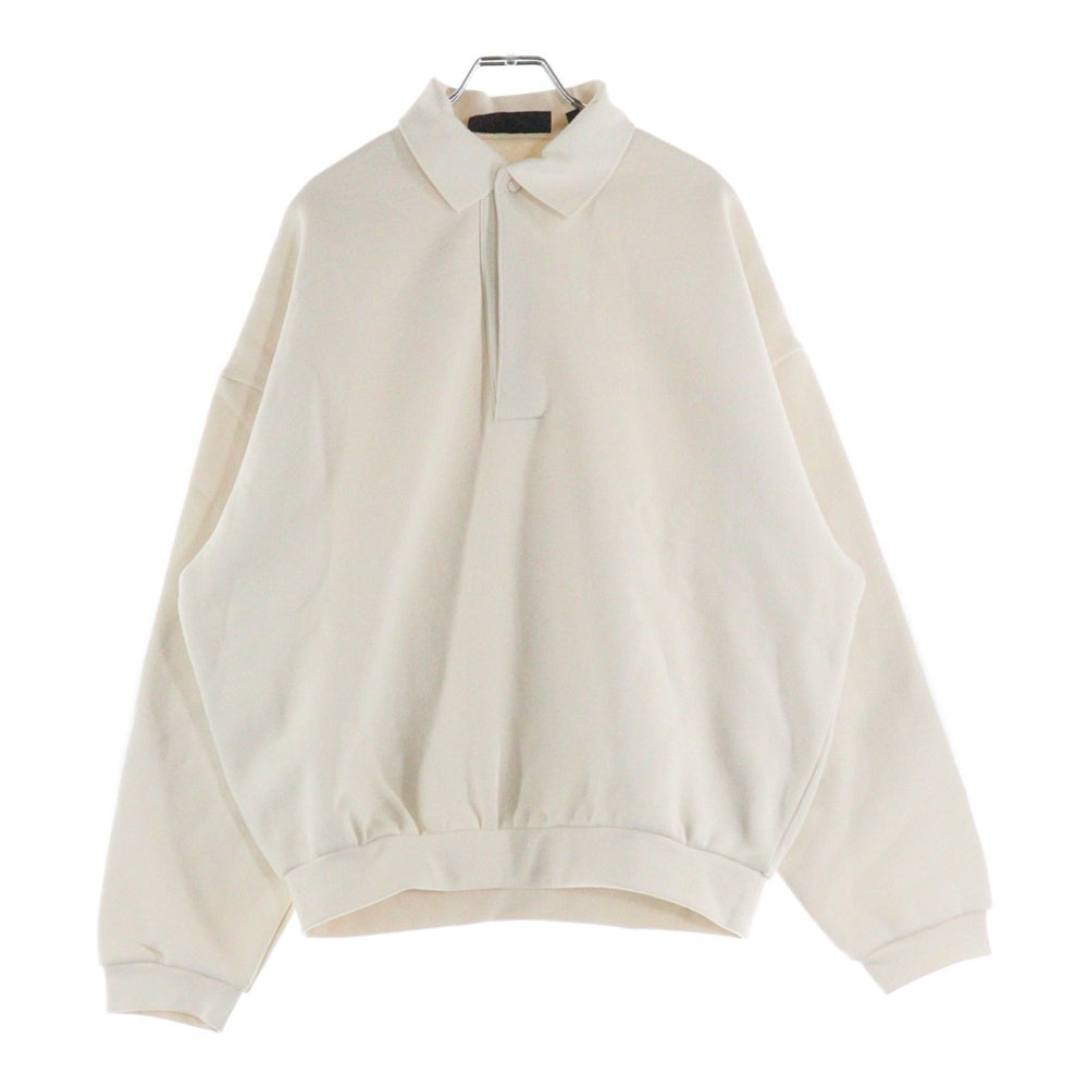 FEAR OF GOD ESSENTIALS(フィアオブゴッド エッセンシャルズ) SWEAT POLO SHIRT スウェットポロシャツ アイボリー