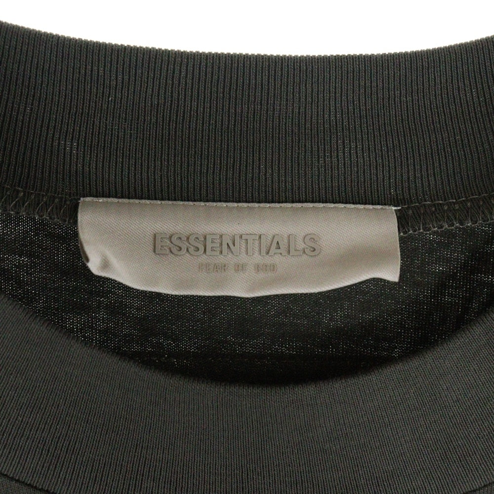 FEAR OF GOD ESSENTIALS(フィアオブゴッド エッセンシャルズ) S/S T-SHIRT フェルトロゴ 半袖Tシャツ グレー