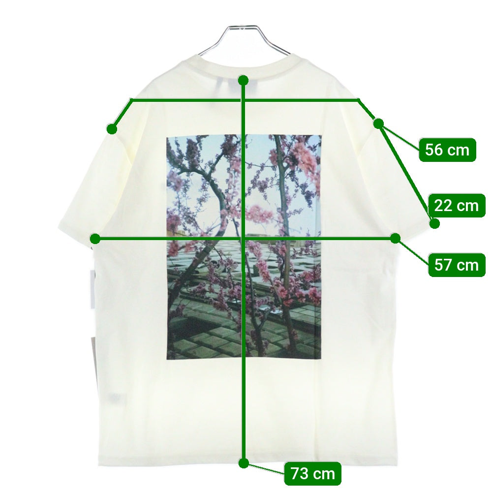 FEAR OF GOD ESSENTIALS(フィアオブゴッド エッセンシャルズ) S/S T-SHIRT FLOWER フラワーフォト 半袖Tシャツ ホワイト