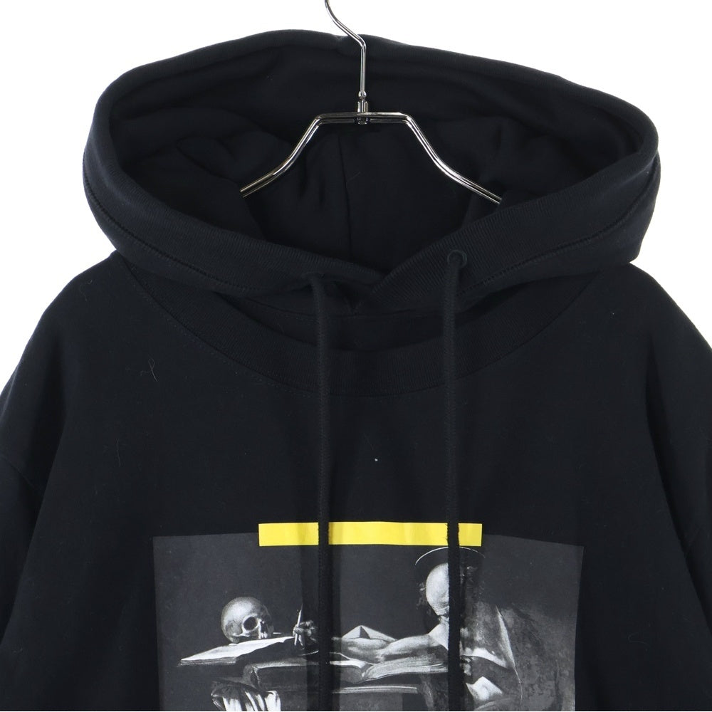 OFF-WHITE(オフホワイト) 21AW Layered Hoodie レイヤード プルオーバースウェットパーカー フーディー ブラック OMBB087F21FLE006