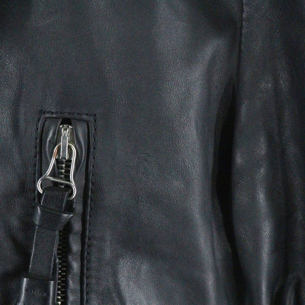 OFF-WHITE(オフホワイト) 15AW Leather Riders Jacket レザー ダブルライダースジャケット ブラック