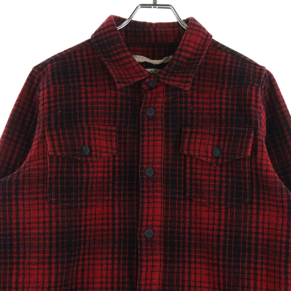 OFF-WHITE(オフホワイト) 15AW Flannel Check Shirt フランネルシャツ 長袖チェックシャツ レッド