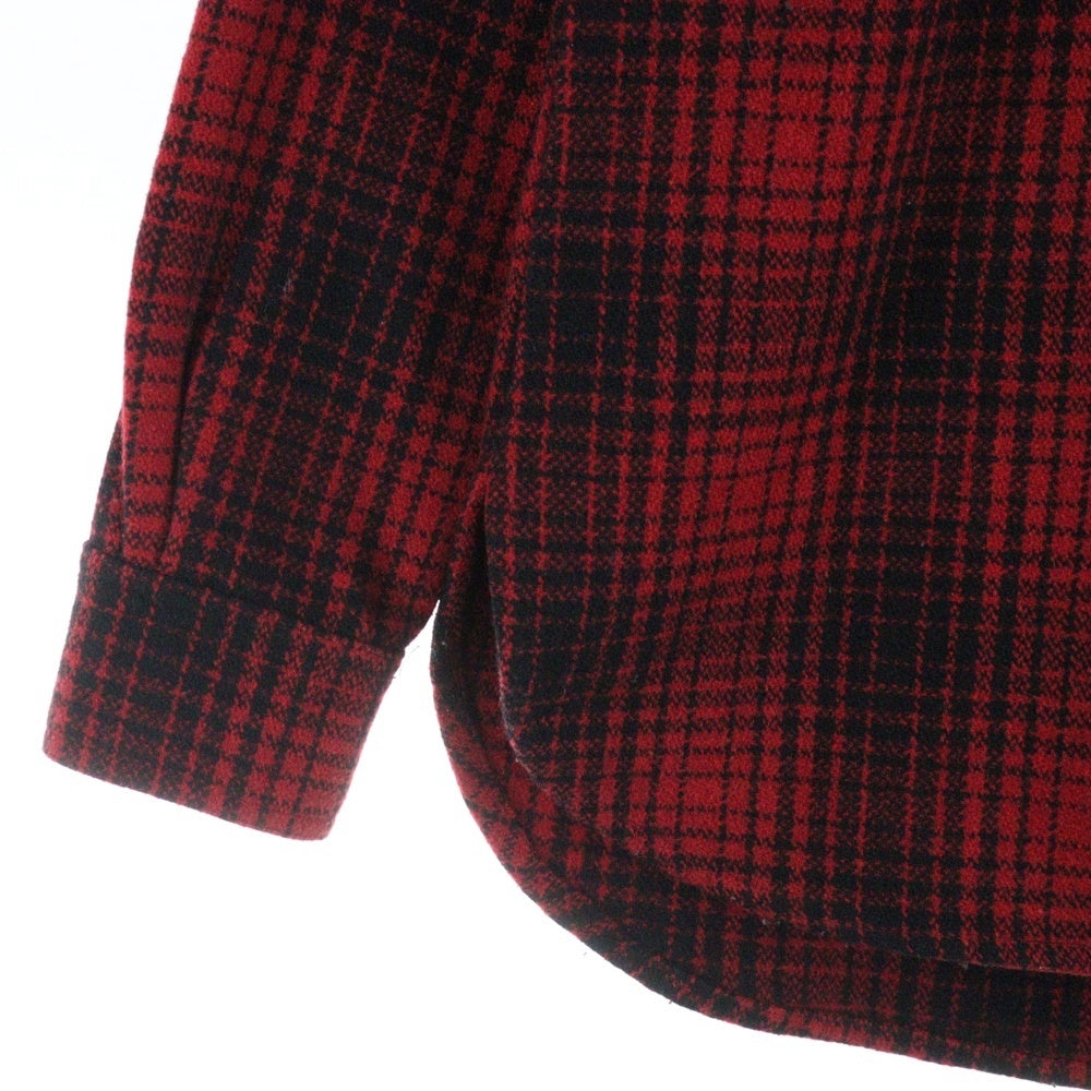 OFF-WHITE(オフホワイト) 15AW Flannel Check Shirt フランネルシャツ 長袖チェックシャツ レッド