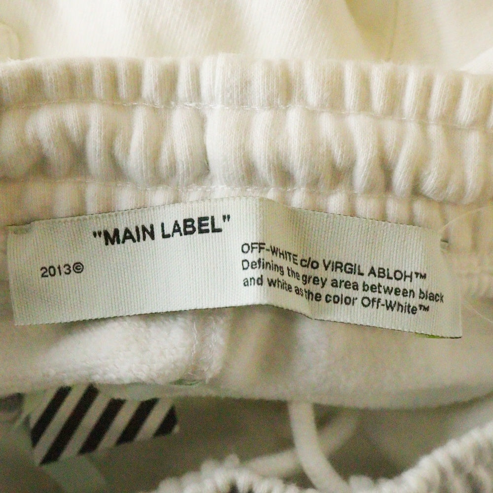 OFF-WHITE(オフホワイト) 19AW Sweatpants スウェットパンツ ホワイト OMCH026F19E30010