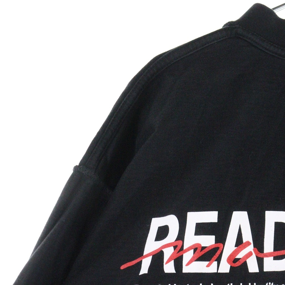 READY MADE(レディメイド) MAXFIELD L/S T-SHIRT マックスフィールド限定 リバーシブル長袖Tシャツ ロンT ブラック