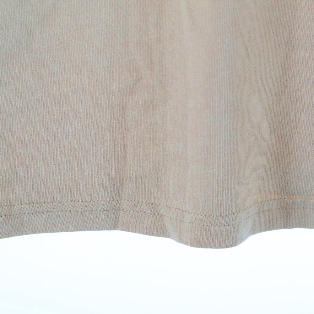 AMI Alexandre Mattiussi(アミアレクサンドルマテュッシ) Logo T-Shirt ハートロゴ刺繍 半袖Tシャツ ベージュ A21HJ128.726