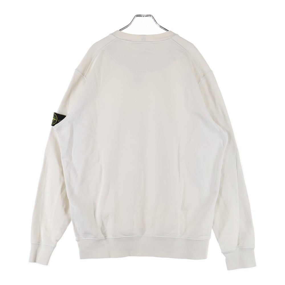 STONE ISLAND(ストーンアイランド) Sweatshirt ロゴワッペン クルーネックスウェットトレーナー ホワイト 721561051