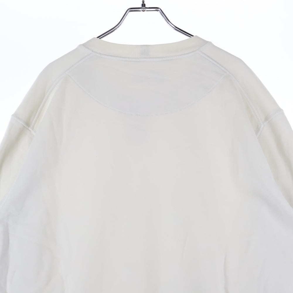STONE ISLAND(ストーンアイランド) Sweatshirt ロゴワッペン クルーネックスウェットトレーナー ホワイト 721561051