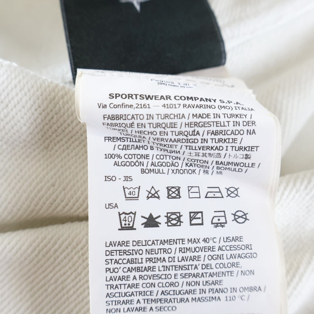 STONE ISLAND(ストーンアイランド) Sweatshirt ロゴワッペン クルーネックスウェットトレーナー ホワイト 721561051