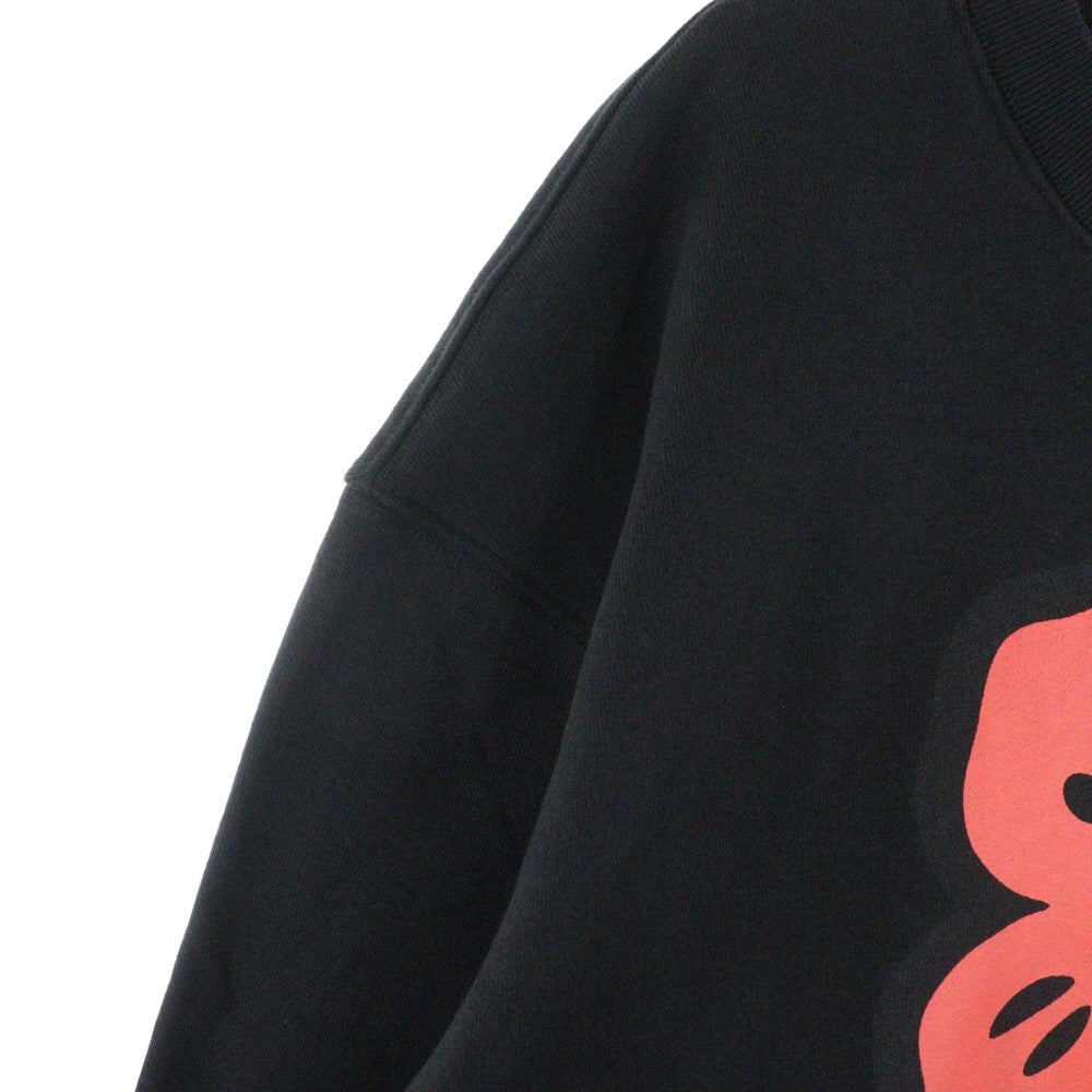 KENZO(ケンゾー) BOKE FLOWER SWEATSHIRT クルーネックスウェットトレーナー ブラック FD55SW4454ME