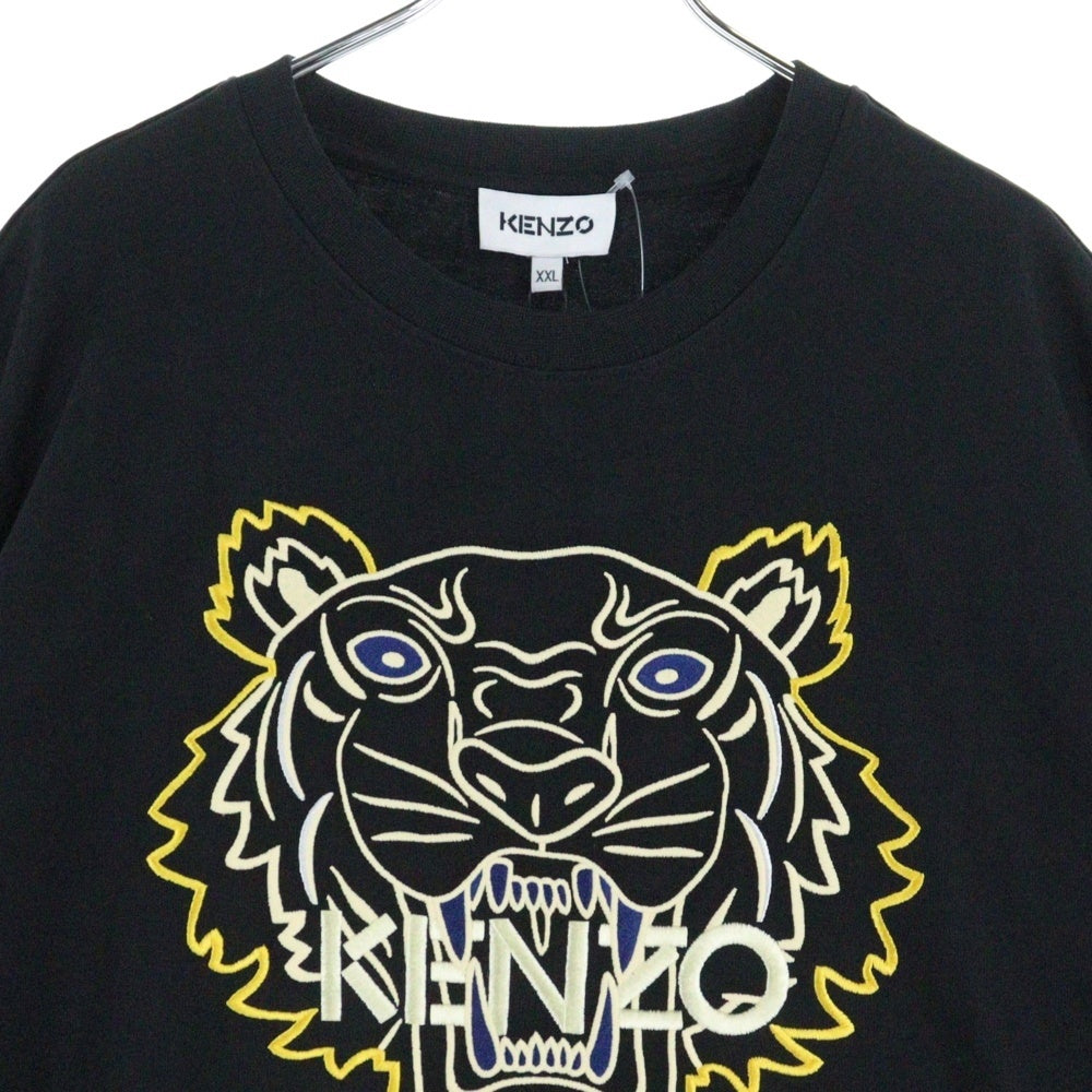 KENZO(ケンゾー) Classic Tiger Relaxed T-Shirt タイガー刺繍 半袖Tシャツ ブラック FC55TS2194YH