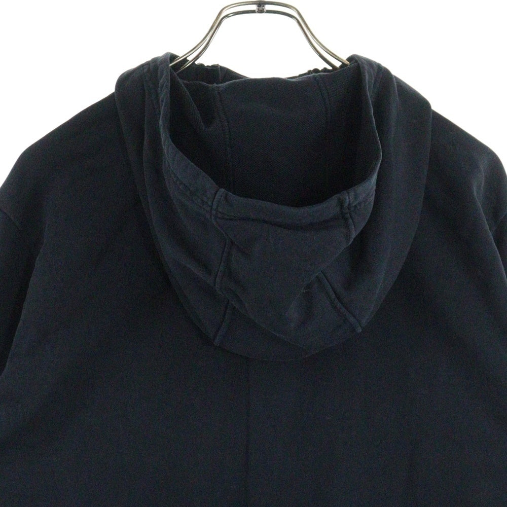 STONE ISLAND(ストーンアイランド) 20SS Double Zip Hoodie ダブルジップ スウェットパーカー フーディー ブラック 721561051