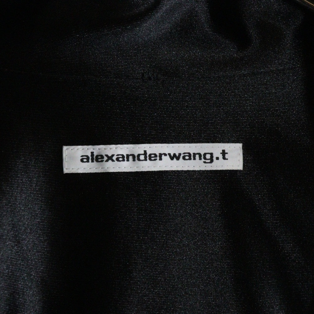 ALEXANDER WANG(アレキサンダーワン) Cropped Track Jacket クロップド トラックジャケット ブラック