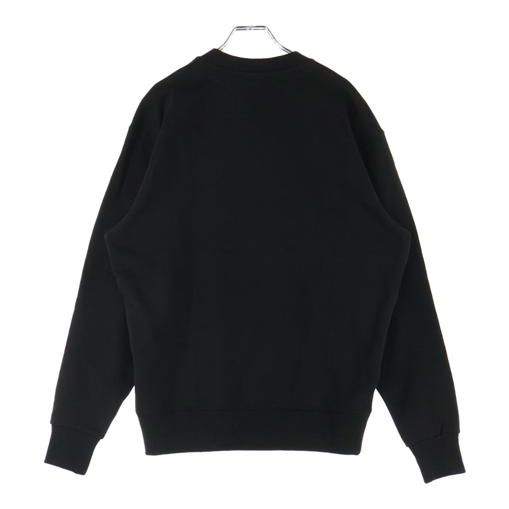 KENZO(ケンゾー) Flower Logo Sweatshirt ロゴ刺繍 クルーネックスウェットトレーナー ブラック FD55SW4404MF