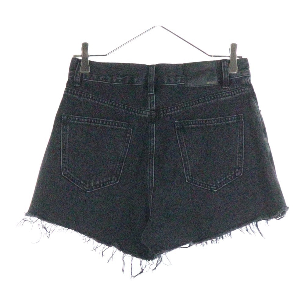 NO BRAND(ノーブランド) MO&CO. モーアンドコー COTTON IRREGULAR DENIM SHORTS デニムショーツ レディース グレー