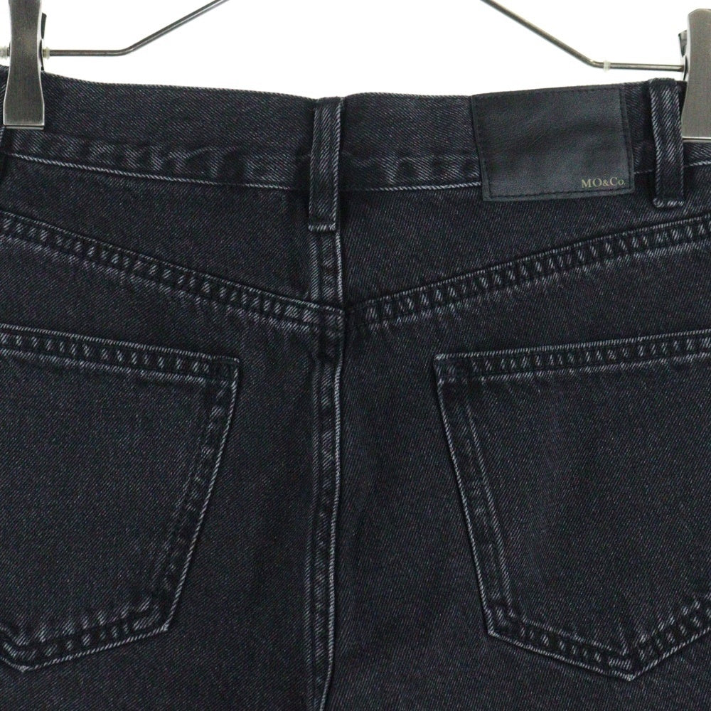 NO BRAND(ノーブランド) MO&CO. モーアンドコー COTTON IRREGULAR DENIM SHORTS デニムショーツ レディース グレー
