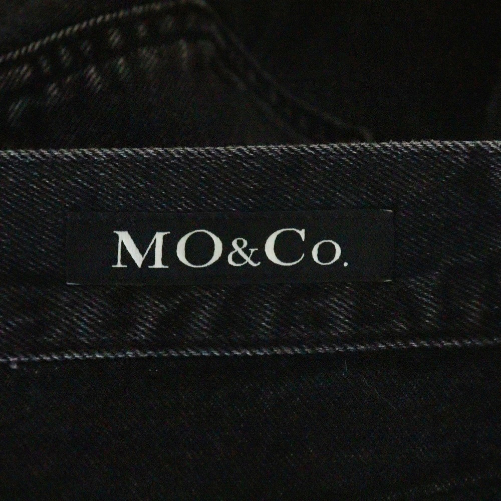 NO BRAND(ノーブランド) MO&CO. モーアンドコー COTTON IRREGULAR DENIM SHORTS デニムショーツ レディース グレー