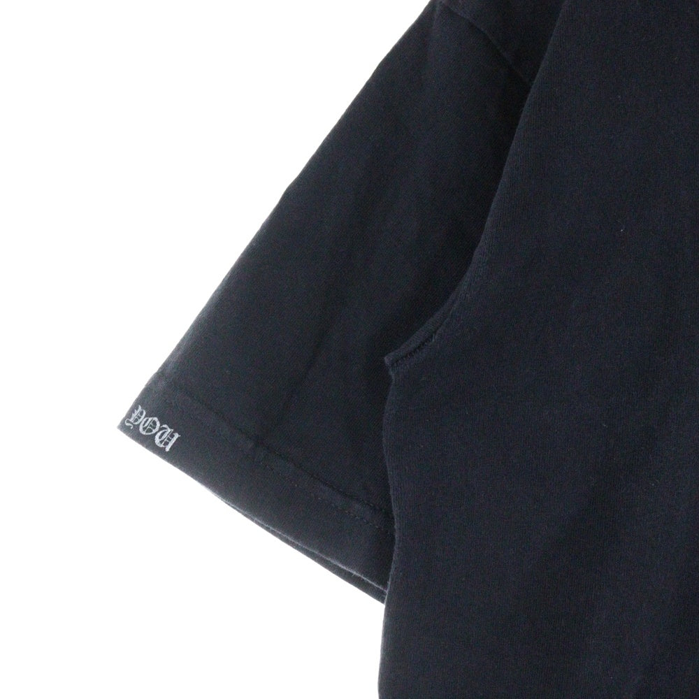 CHROME HEARTS(クロムハーツ) OLD CH T-SHIRT オールド セメタリープリント 半袖Tシャツ ブラック/シルバー