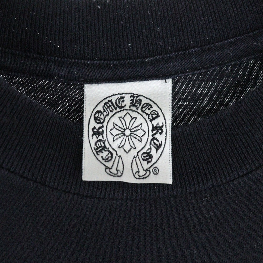 CHROME HEARTS(クロムハーツ) OLD CH T-SHIRT オールド セメタリープリント 半袖Tシャツ ブラック/シルバー
