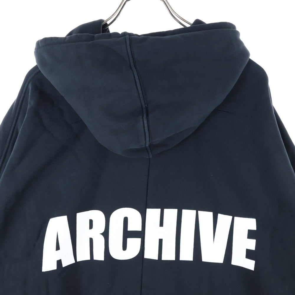 B1ARCHIVE(ビーワンアーカイブ) Oversized Hoodie プルオーバースウェットパーカー フーディー ブラック