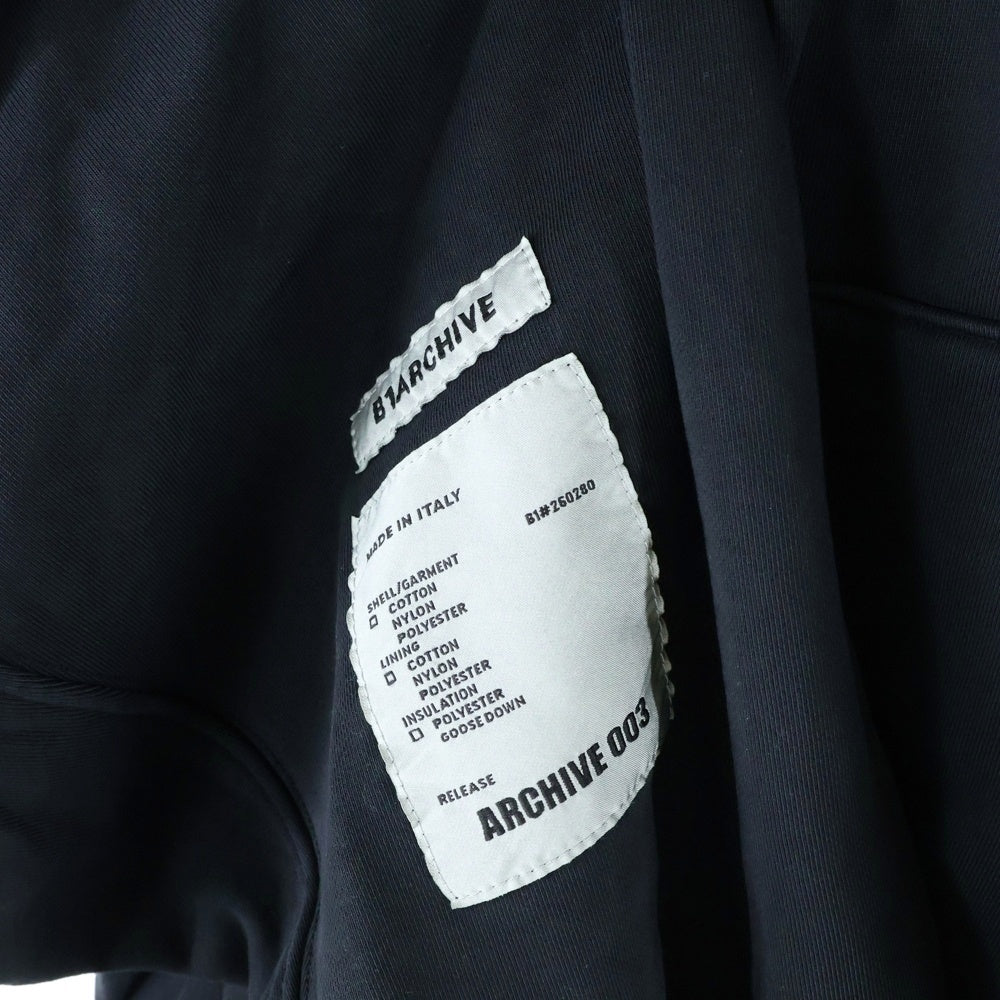 B1ARCHIVE(ビーワンアーカイブ) Oversized Hoodie プルオーバースウェットパーカー フーディー ブラック