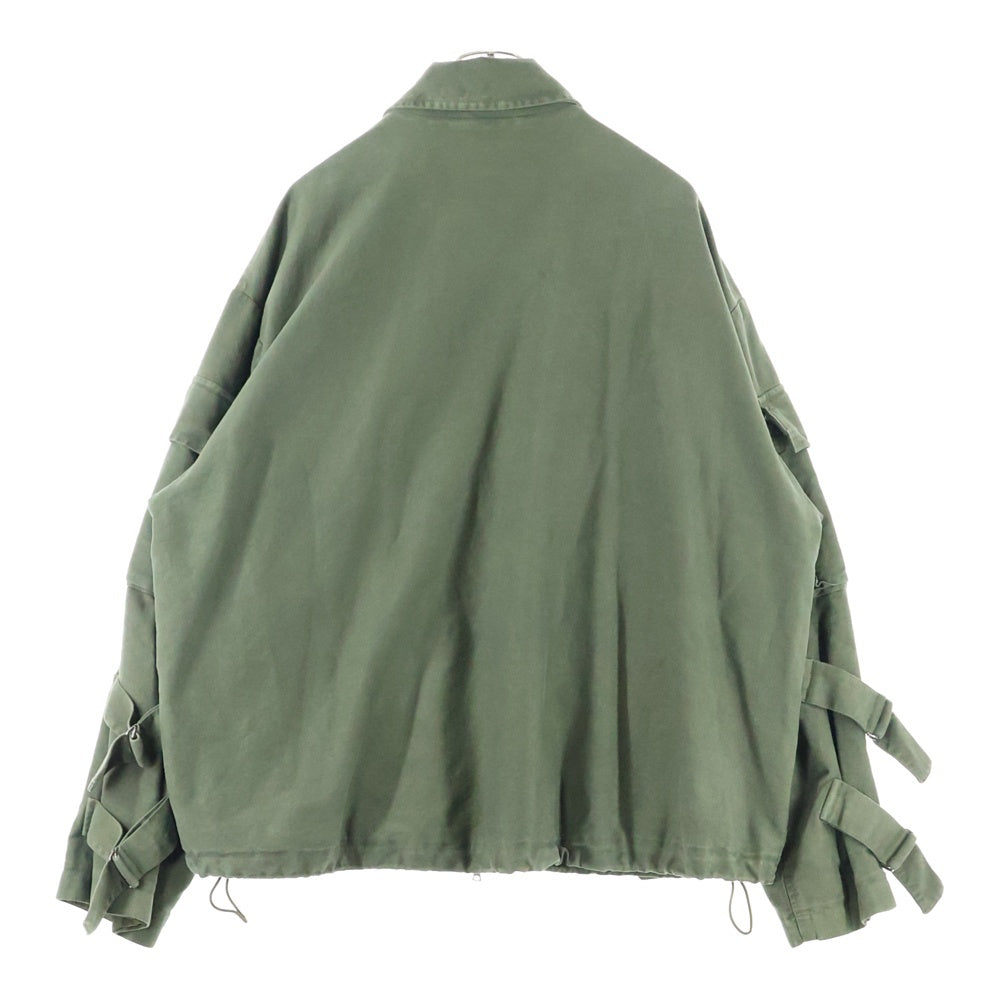 DRIES VAN NOTEN(ドリスヴァンノッテン) Overdyed Cargo Jacket カーゴジャケット カーキ