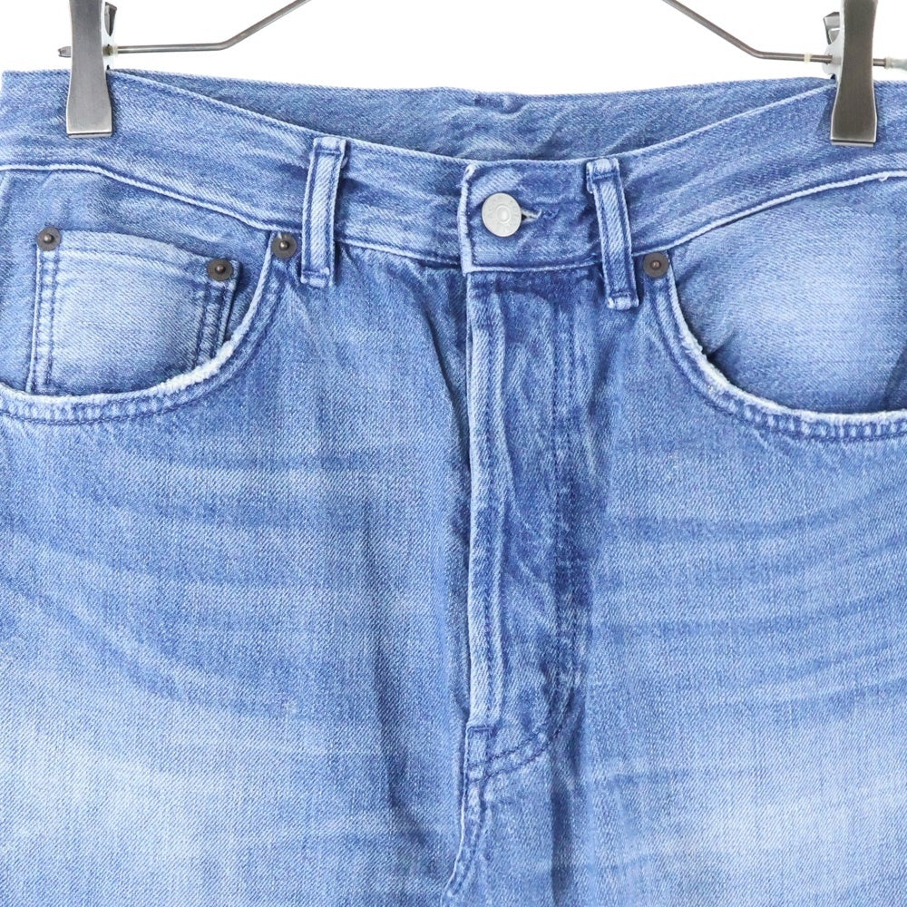 Acne Studios(アクネ ストゥディオズ) Loose Bootcut Jeans ペイント加工 ブーツカット デニムパンツ ジーンズ インディゴ FN-MN-5PKT000207 B00292-